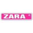 thumbnail image 1 of ZARA Street Sign Childrens Name Room Sign | Indoor/Outdoor |  18" Wide, 1 of 5