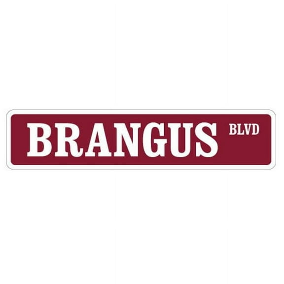 BRANGUS Street Sign cow cattle farmer farm novelty | Indoor/Outdoor |  18" Wide