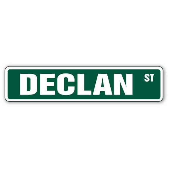 SignMission SS-DECLAN 4 x 18 in. Declan Street Sign