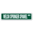 thumbnail image 1 of WELSH SPRINGER SPANIEL Street Sign dog puppy breeder pet yard | Indoor/Outdoor |  18" Wide, 1 of 5
