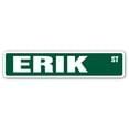 thumbnail image 1 of SignMission SS-ERIK 4 x 18 in. Erik Street Sign, 1 of 5
