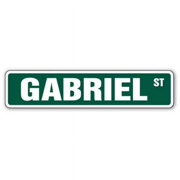 SignMission SS-GABRIEL 4 x 18 in. Gabriel Street Sign