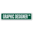 thumbnail image 1 of SignMission SS-GRAPHIC DESIGNER 4 x 18 in. Graphic Designer Street Sign, 1 of 5