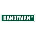 thumbnail image 1 of SignMission SS-HANDYMAN 4 x 18 in. Handyman Street Sign - Repairman Fix It Repair Plumber, 1 of 5