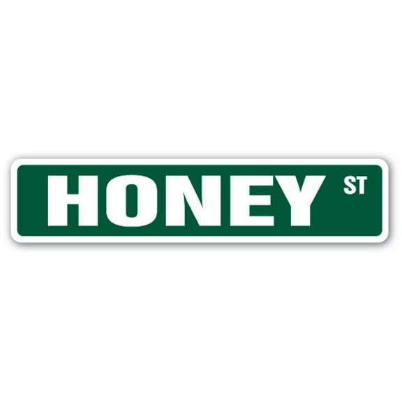 SignMission SS-HONEY 4 x 18 in. Honey Street Sign