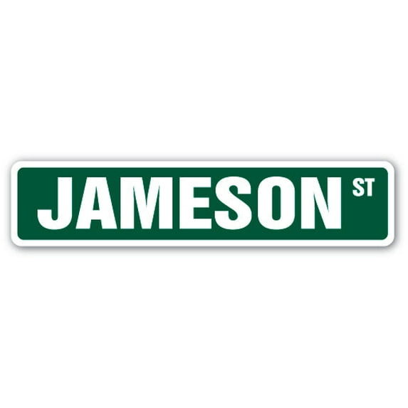 SignMission SS-JAMESON 4 x 18 in. Jameson Street Sign