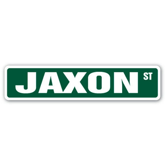 SignMission SS-JAXON 4 x 18 in. Jaxon Street Sign