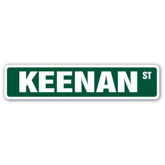 SignMission SS-KEENAN 4 x 18 in. Keenan Street Sign