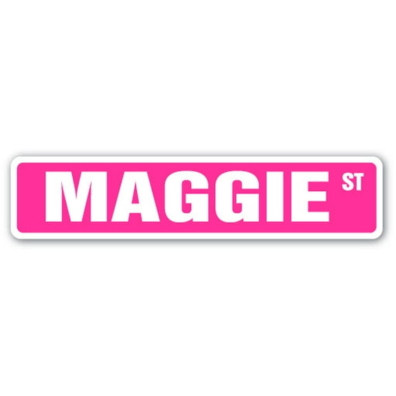 SignMission SS-MAGGIE 4 x 18 in. Maggie Street Sign