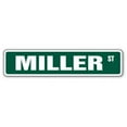 thumbnail image 1 of SignMission  4 x 18 in. Miller Street Sign, 1 of 1