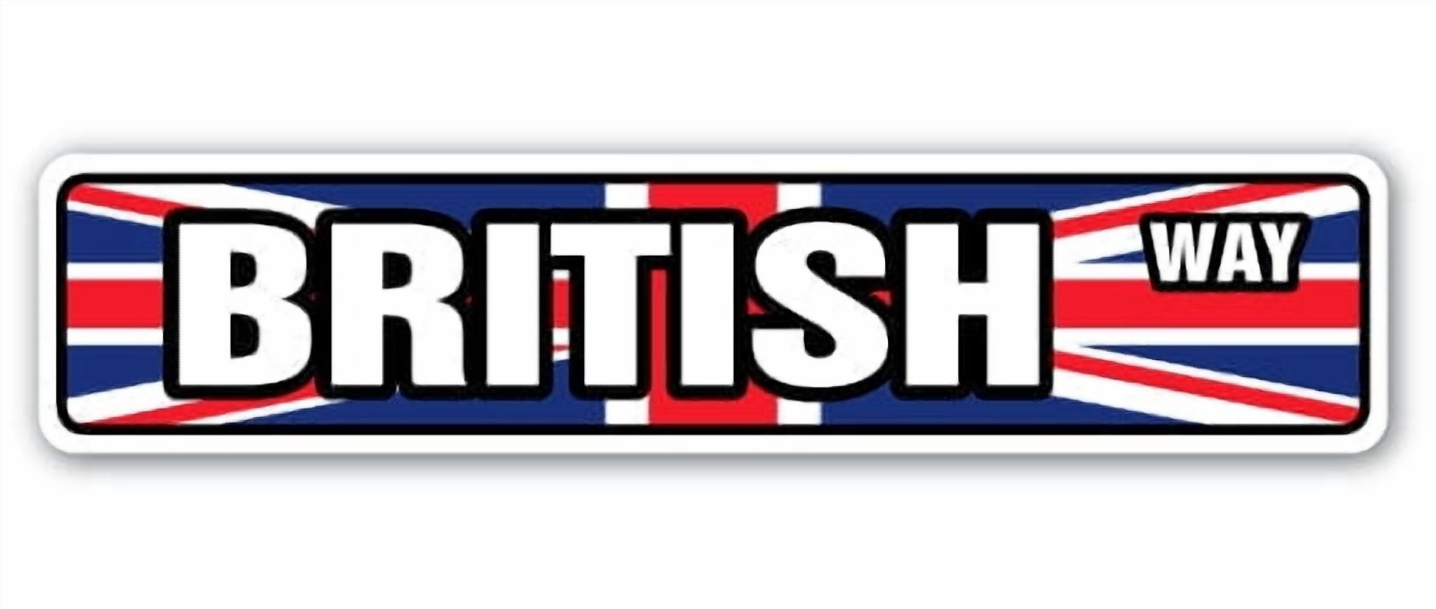 BRITISH FLAG Street Sign britian england national nation pride | Indoor ...