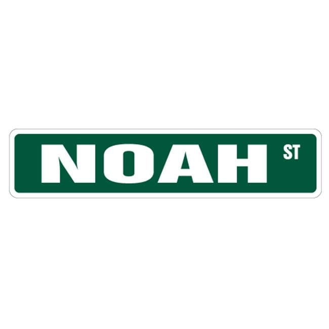 SignMission 4 x 18 in. Noah Street Sign - Walmart.com