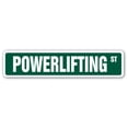thumbnail image 1 of SignMission SS-POWERLIFTING 4 x 18 in. Powerlifting Street Sign, 1 of 5
