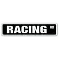 thumbnail image 1 of RACING Street Sign car horse dog running race | Indoor/Outdoor |  18" Wide, 1 of 5