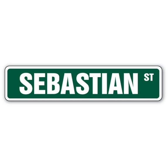 SignMission SS-SEBASTIAN 4 x 18 in. Sebastian Street Sign