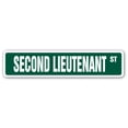 thumbnail image 1 of SECOND LIEUTENANT Street Sign US Army 2nd Lt soldier | Indoor/Outdoor |  18" Wide, 1 of 5