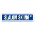 thumbnail image 1 of SLALOM SKIING Street Sign race racer competition gates poles | Indoor/Outdoor |  18" Wide, 1 of 5
