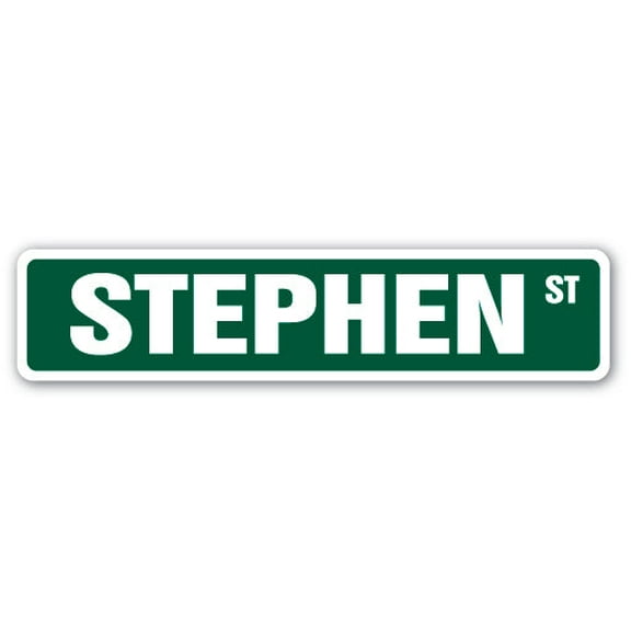 SignMission SS-STEPHEN 4 x 18 in. Stephen Street Sign
