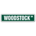 thumbnail image 1 of SignMission 4 x 18 in. Street Sign - Woodstock - Hippie Peace 60s Decals New, 1 of 5