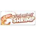 thumbnail image 1 of SignMission B-Peel And Eat Shrimp19 48 in. Peel & Eat Shrimp Banner with Concession Stand Food Truck Single Sided, 1 of 4