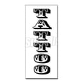 thumbnail image 1 of SignMission 48 in. Tattoo Decal Sticker - Vertical Tattoos Shop Artist, 1 of 1