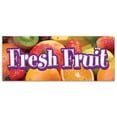 thumbnail image 1 of SignMission B-120 Fresh Fruit 48 x 120 in. Fresh Fruit Banner Sign - Stand Market Store Tropical Produce Farm Stand, 1 of 4