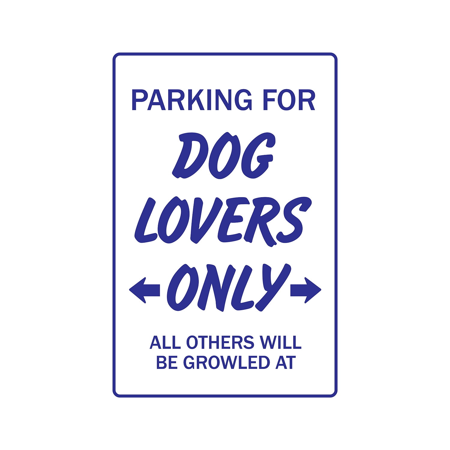 SignMission 5 x 7 in. Dog Lovers Decal - Animals Pet Pets Love Puppy ...