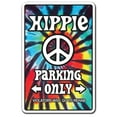 thumbnail image 1 of SignMission 5 x 7 in. Hippie Decal 60S Peace Rainbow Tiedye Parking Decals - Movement Radical Hippy, 1 of 4