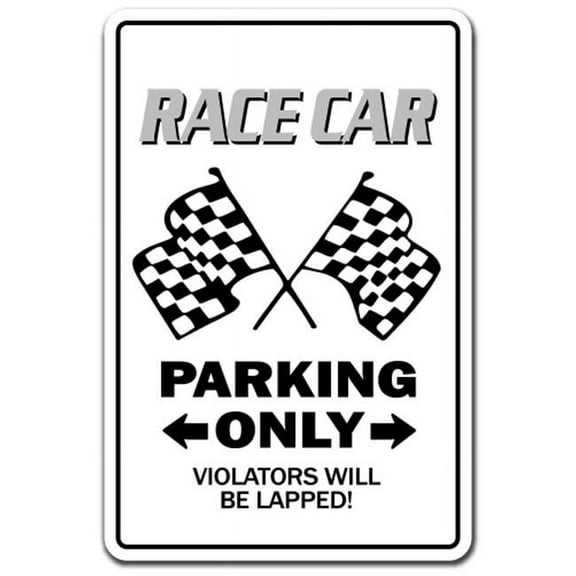 SignMission 5 x 7 in. Race Car Decal - Racing Drag Strip Midget Auto Nascar Driver Track
