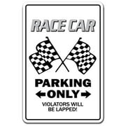 SignMission 5 x 7 in. Race Car Decal - Racing Drag Strip Midget Auto Nascar Driver Track