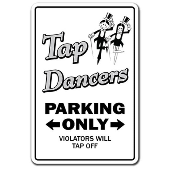 SignMission 5 x 7 in. Tap Dancers Decal - Dance Music Teacher Instructor Dancing Shoes Band