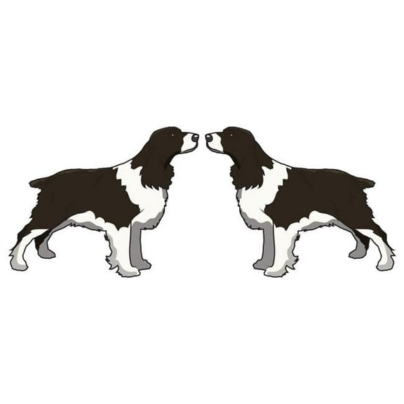 SignMission 6 in. English Springer Spaniel Decal - Dog Lover Super Cute Sticker - Pack of 2