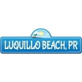 thumbnail image 1 of SignMission  6 x 18 in. Beach Street Sign - Luquillo, PR Puerto Rico, 1 of 1