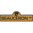 thumbnail image 1 of Beauceron Street Sign | Indoor/Outdoor | Dog Lover Funny Home Décor for Garages, Living Rooms, Bedroom, Offices | SignMission personalized gift | 18" Wide, 1 of 5