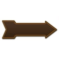 thumbnail image 1 of SignMission 6 x 18 in. Indoor & Outdoor Decor Direction Sticker Vinyl Wall Decals - Brown - 24 in., 1 of 3