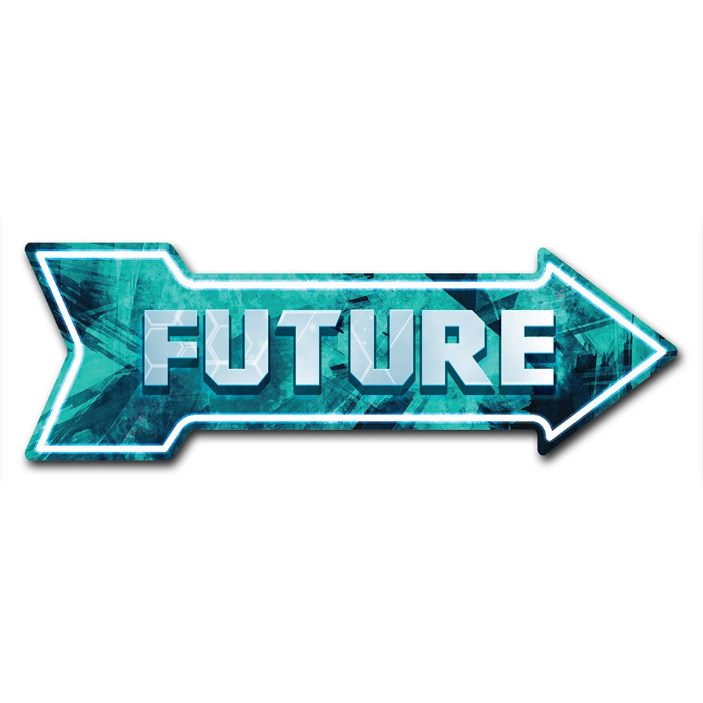 SignMission 6 x 18 in. Indoor & Outdoor Decor Direction Sticker Vinyl ...