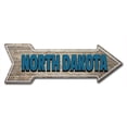 thumbnail image 1 of SignMission 6 x 18 in. Indoor & Outdoor Decor Direction Sticker Vinyl Wall Decals - North Dakota - 24 in., 1 of 2
