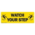 thumbnail image 1 of Watch Your Step Non-Slip Floor Marker | 6" X 18" Vinyl Decal | Protect Your Business, Work Place & Customers |  Made in The USA, 1 of 3
