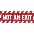thumbnail image 1 of Not An Exit Non-Slip Floor Marker | 3 Pack of 6" X 18" Vinyl Decal | Protect Your Business, Work Place & Customers |  Made in The USA, 1 of 3