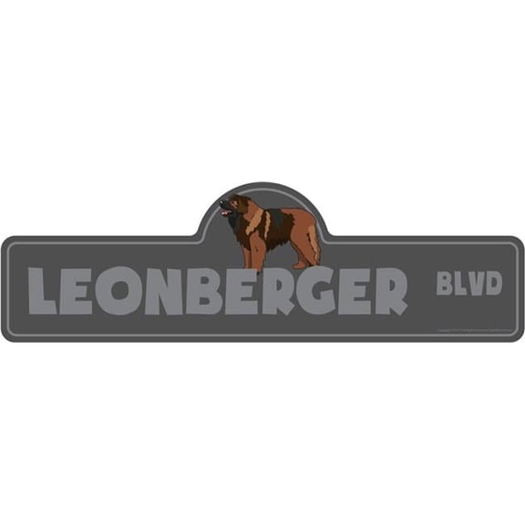 SignMission 6 x 18 in. Street Sign - Leonberger Stoner