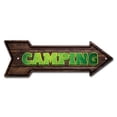 thumbnail image 1 of SignMission P-ARROW-999927 6 x 18 in. Wide Camping Arrow Sign, 1 of 2