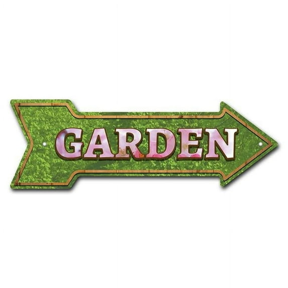 SignMission P-ARROW-999852 6 x 18 in. Wide Garden Arrow Sign