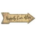 thumbnail image 1 of SignMission P-ARROW-999834 6 x 18 in. Wide Happily Ever After Arrow Sign, 1 of 2