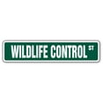thumbnail image 1 of SignMission SS-624-Wildlife Control 6 x 24 in. Wildlife Control Street Sign - Supplies Rodent Pest Squirrels Rabbits, 1 of 5