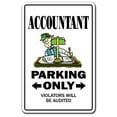 thumbnail image 1 of SignMission 6 x 9 in. Accountant Decal Parking Decals - CPA Finance Tax Bookeeper, 1 of 4