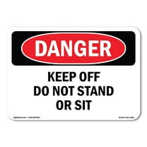 OSHA Danger Sign - Keep Off Containment Berm Use Walkways Only |  Aluminum Sign | Protect Your Business, Construction Site, Shop Area |  Made in The USA