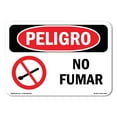 thumbnail image 1 of OSHA Danger Sign - No Smoking Spanish |  Aluminum Sign | Protect Your Business, Construction Site, Warehouse & Shop Area |  Made in The USA, 1 of 6