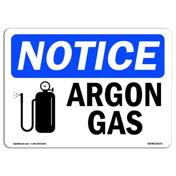 SignMission OS-NS-A-710-V-10492 7 x 10 in. OSHA Notice Sign - Caution Open a Window or Vent