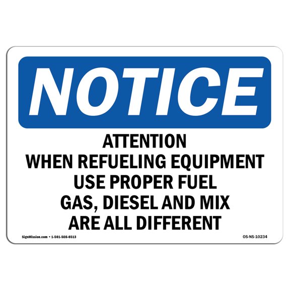 SignMission OS-NS-A-710-V-10551 7 x 10 in. OSHA Notice Sign - Check Storage Chamber Room Temperature