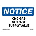 thumbnail image 1 of SignMission OS-NS-A-710-L-10692 7 x 10 in. OSHA Notice Sign - Cng Gas Storage Supply Valve, 1 of 6